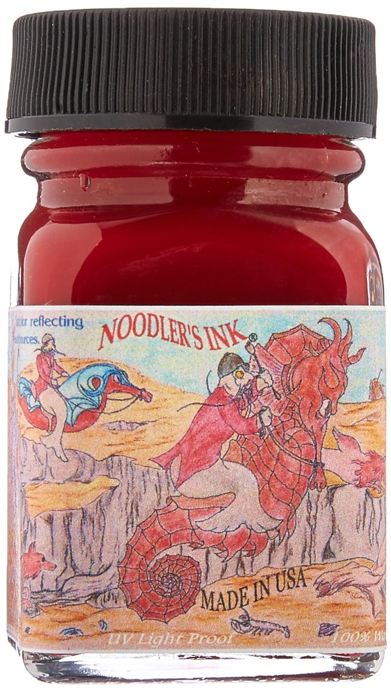Noodler's Ink Fountain Pen Bottled Ink, 1oz - Fox Red Eternal